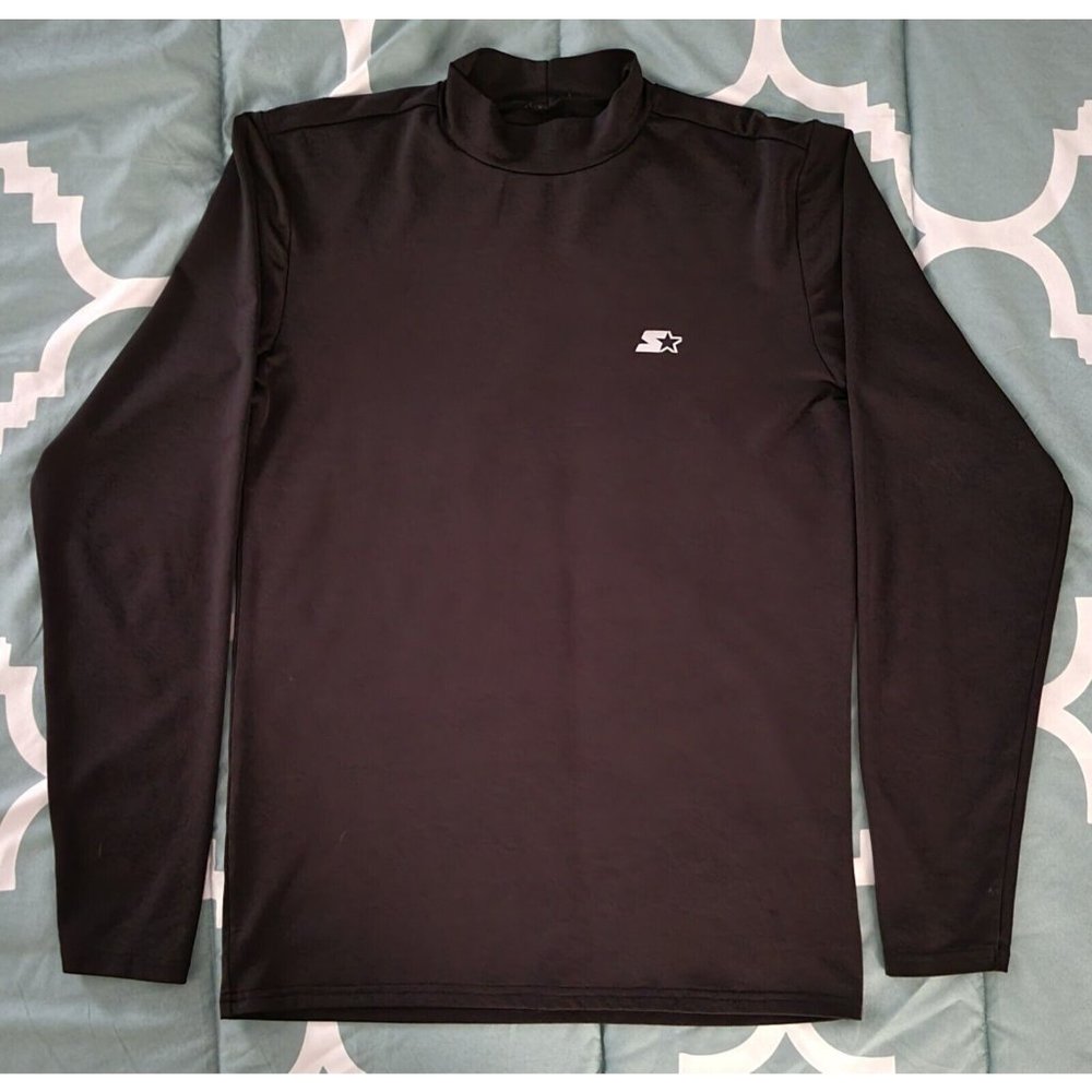 Starter Star-Fit Long Sleeved Spandex Shirt Size Small